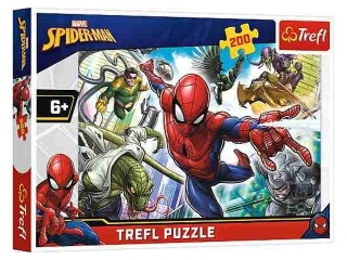 Puzzle  200 TREFL Urodzony bohater / Disney Marvel Spiderman