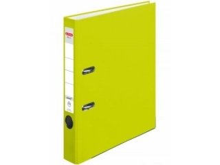 Segregator A4 5cm HERLITZ Q.file PP - neon green
