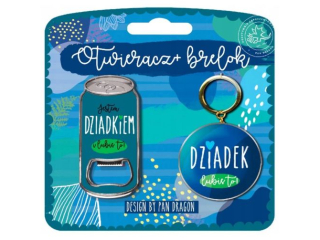 Zestaw Otwieracz + brelok - Dzień Dziadka - Lubię to