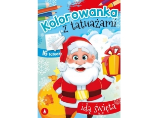 Kolorowanka SKRZAT z tatua�ami - Id� �wi�ta