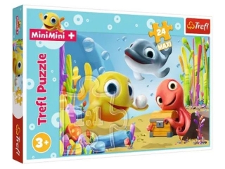 Puzzle 24 Maxi TREFL Wesoła rybka" / Canal + Rybka MiniMini