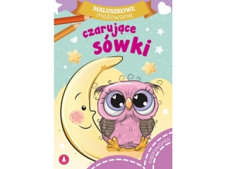Kolorowanka SKRZAT Maluszkowe malowanie - Czarujące sówki