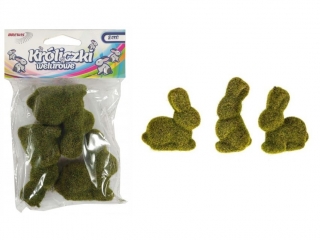 Krliczki welurowe 3 szt