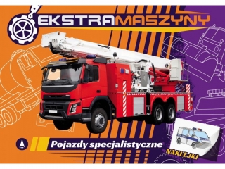 Kolorowanka SKRZAT Ekstramaszyny - Pojazdy specjalistyczne
