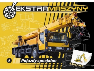 Kolorowanka SKRZAT Ekstramaszyny - Pojazdy specjalne