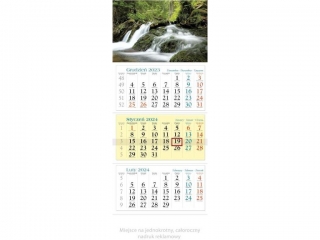 Kalendarz trójdzielny LUCRUM 2024 KT 3 - Potok