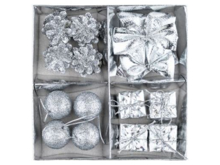 Zestaw witeczny SGD-4732 srebrny, w pudeku