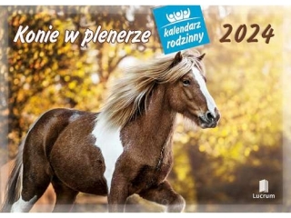 Kalendarz rodzinny LUCRUM 2024 WL10 - Konie w plenerze