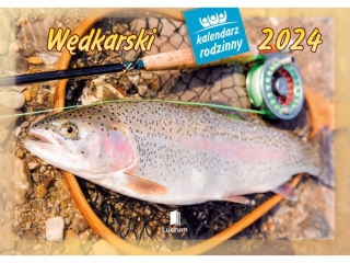 Kalendarz rodzinny LUCRUM 2024 WL12 - Wędkarski