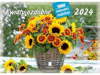 Kalendarz rodzinny LUCRUM 2024 WL 2 - Kwiaty ozdobne