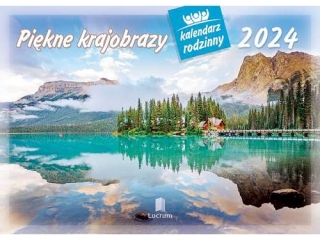 Kalendarz rodzinny LUCRUM 2024 WL 4 - Piękne krajobrazy