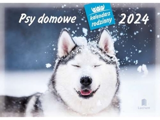 Kalendarz rodzinny LUCRUM 2024 WL 8 - Psy domowe