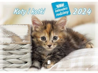Kalendarz rodzinny LUCRUM 2024 WL 9 - Koty i kotki