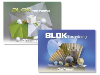 Blok techniczny A2 10k. KRESKA 250g