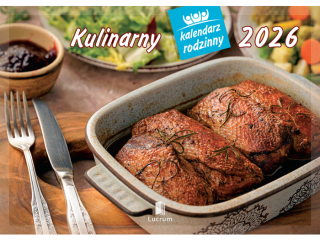Kalendarz cienny rodzinny LUCRUM - Kulinarny 2026