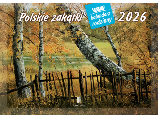 Kalendarz cienny rodzinny LUCRUM - Polskie zaktki 2026