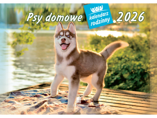 Kalendarz cienny rodzinny LUCRUM - Psy domowe 2026