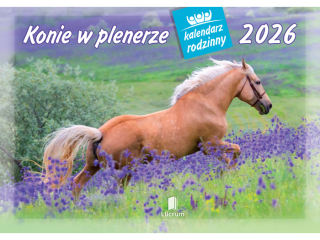 Kalendarz cienny rodzinny LUCRUM - Konie w plenerze 2026