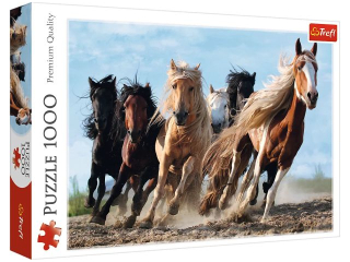 Puzzle 1000 TREFL Galopuj�ce konie