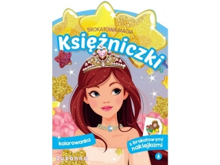 Kolorowanka SKRZAT Brokatowa magia. Księżniczki - Zuzanna