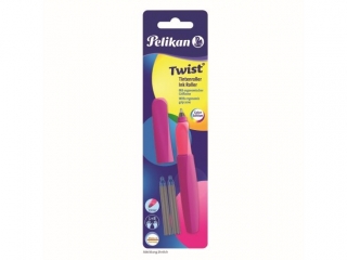 Pióro kulkowe PELIKAN Twist Neon +2 naboje