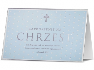 Kartki zaproszenia DRAGON STAR 20 Chrzest