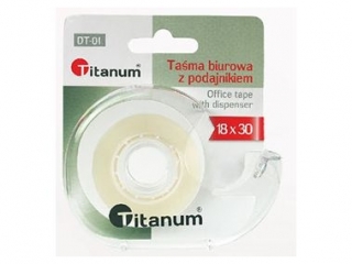 Podajnik do taśmy klejącej + taśma TITANUM dt-01