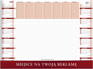 Kalendarz Biuwar z listw± 2023
