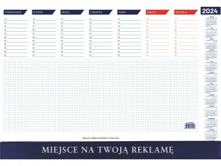 Kalendarz Biuwar may z listw 2024