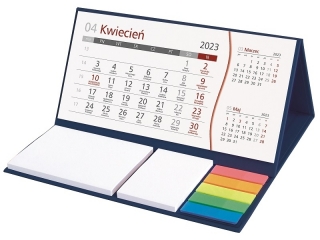 Kalendarz biurkowy WN z notesem 2023 GRANAT