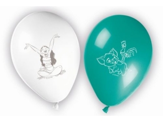 Balony 11" z nadr. "Moana", 8 szt.