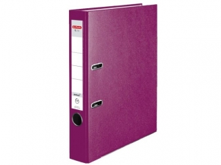 Segregator A4 5cm HERLITZ Q.file PP - jagodowy