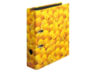 Segregator A4 8cm HERLITZ maX.file - Cytryny