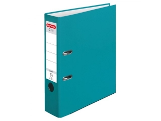 Segregator A4 8cm HERLITZ Q.file standard PP - turkus karaib
