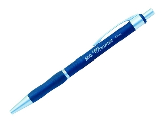 Długopis M&G Chromee niebieski Abp86973, niebieski wkład