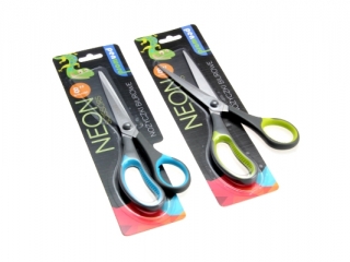NOŻYCZKI BIUROWE NB-1C NEON 8.5" BLISTER (SZPSH)