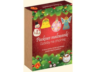 PIASKOWE MALOWANKI - OZDOBY NA CHOINK - BAWANEK