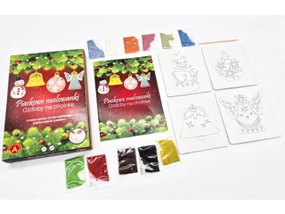 PIASKOWE MALOWANKI - OZDOBY NA CHOINK - BAWANEK