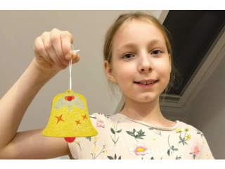 PIASKOWE MALOWANKI - OZDOBY NA CHOINK - BAWANEK