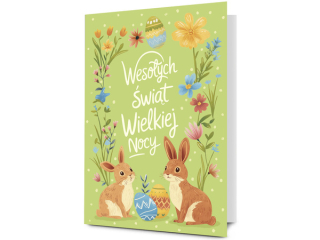 Kartki karnet PAN DRAGON K.B6 2040 Wielkanoc