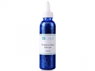 Brokat w kleju DPCRAFT 120ml - dark blue