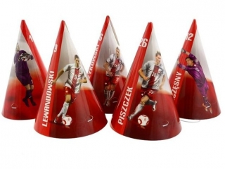 Czapeczki papierowe PZPN "Reprezentacja", 6 szt. KK