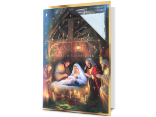 Kartki karnet PAN DRAGON Świąteczny karnet B-6 415 Specjal z opłatkiem