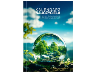 Kalendarz nauczyciela B5 Tygodniowy PCV bezbarwny EKO - 2025/26