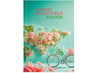 Kalendarz nauczyciela B6 Tygodniowy PCV bezbarwny ROWER - 2025/26