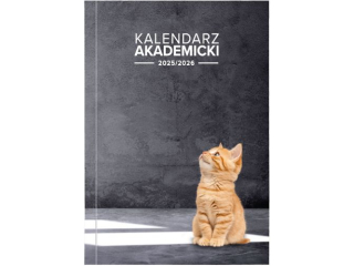 Kalendarz akademicki A5 Tygodniowy PCV bezbarwny KOT - 2025/26