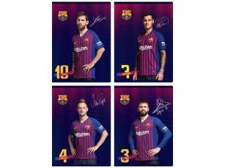 Zeszyt A5 32k. ASTRA FC Barcelona Barca Fan 7, kratka