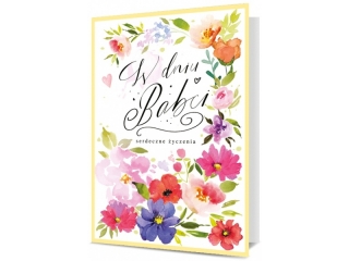 Kartki karnet B6 K-1929 Dzień Babci