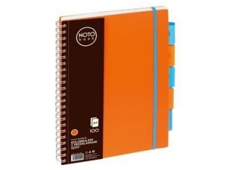 Kołobrulion A4 100k. Grand NOTO Book z przekładkami pomarańc