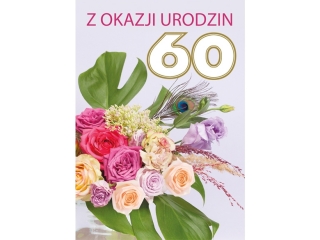 Kartki laurka B6GE-excl.z g±bk Urodziny 582 zest 60